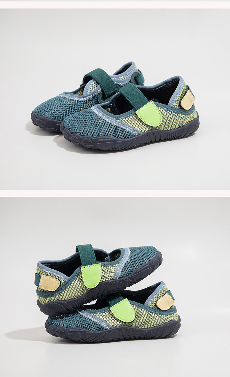 Zapatos de verano para niñas 2026 nuevos zapatos casuales transpirables de malla para niños zapatos de correr zapatos descalzos image 9