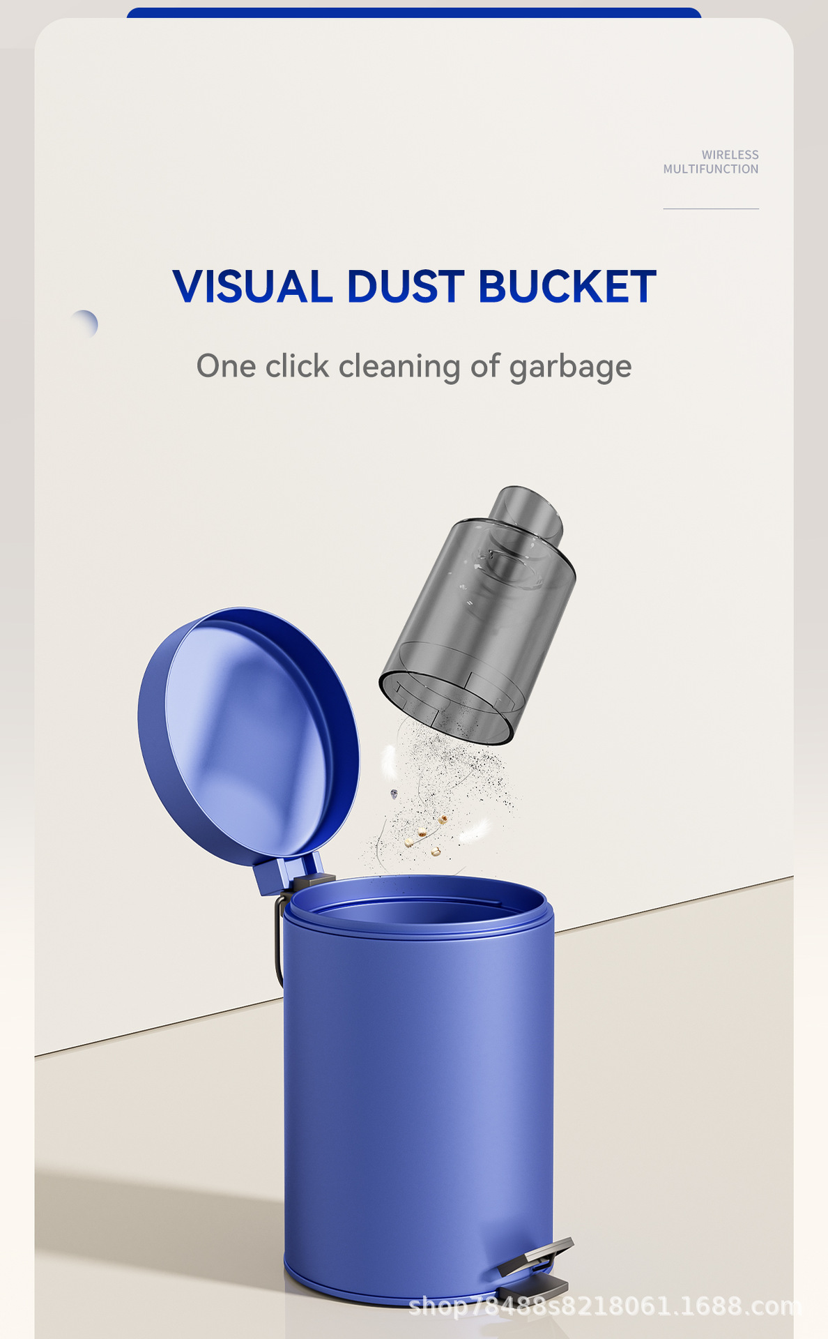 Factory Direct Supply Vacuum Cleaner Wireless Portable High Suction Vacuum Cleaner Car Home Blowing and Suction All-In-One Mini Dust Blower