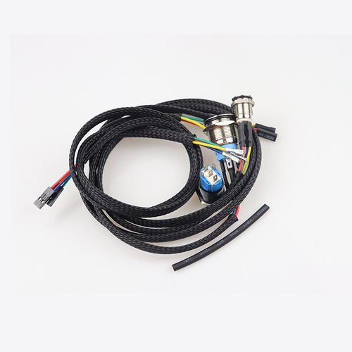 12/16/19/22mm Computer Power Button Metal Switch Restart Power Supply Modification with Corded Power Supply