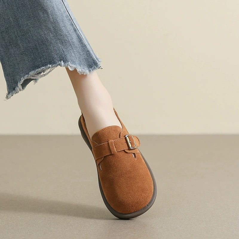 威威女郎 723-1 Fruits Cucket Soft Bottom Female Round Head Single Single Single Shoes Piece Bokyen Shoes Fair