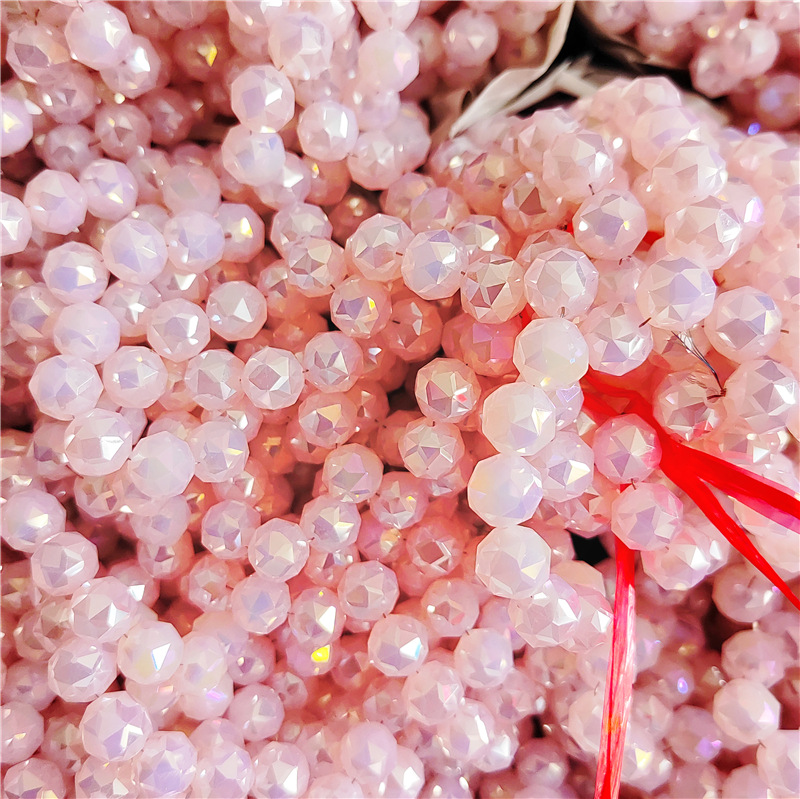 Mayorista 10mm cristal bola de flores galvanizado de alta temperatura abdiy bola de vidrio de colores pulseras collares pendientes accesorios de ropa