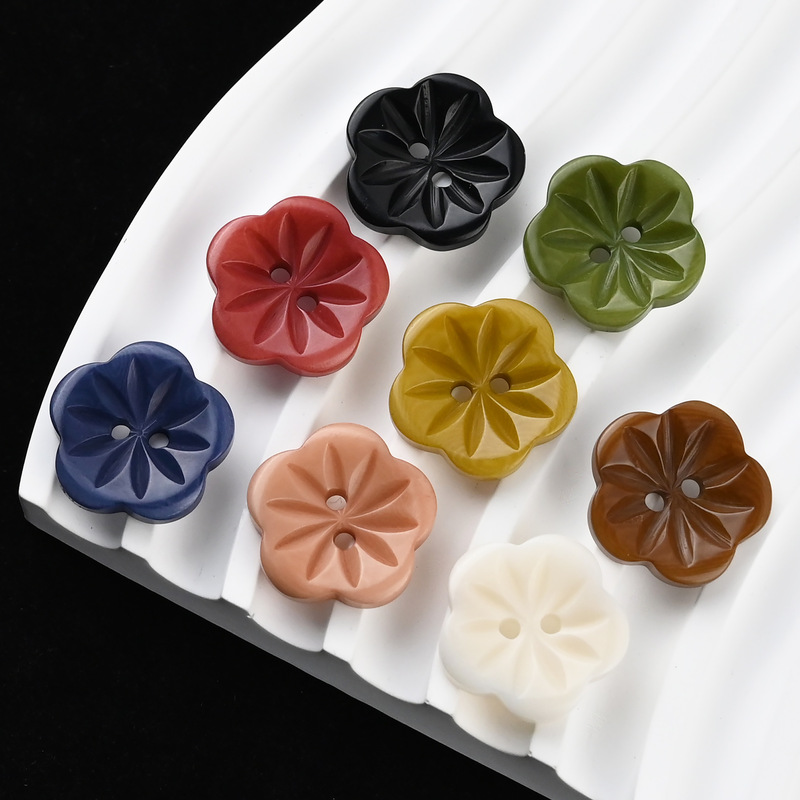 [Capture Spring] Umbrella Flowers Retro Wear Fruit Material Buttons Suit Vest Shirt Clothing Button