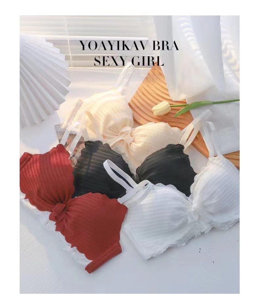 5815 rojo nacimiento año chica exquisita correa de encaje moda sexy chica sujetador ropa interior traje de mujer