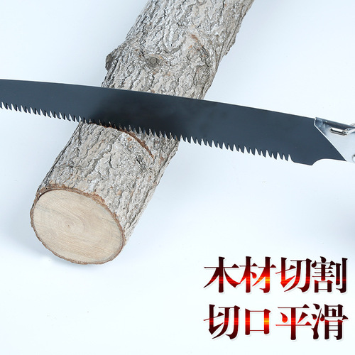 Woodworking Saw Three-Sided Grinding Teeth Garden Tool Hand Saw Hardware Household Logging Fruit Tree Pruning Folding Saw