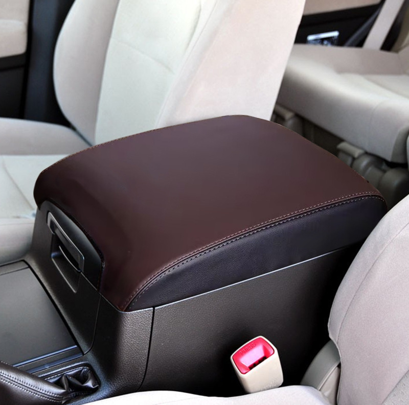 Toyota – Toyota Land Cruiser Armrest box pad - 2008-2020-coffee-color-mixed-black-without-logo
