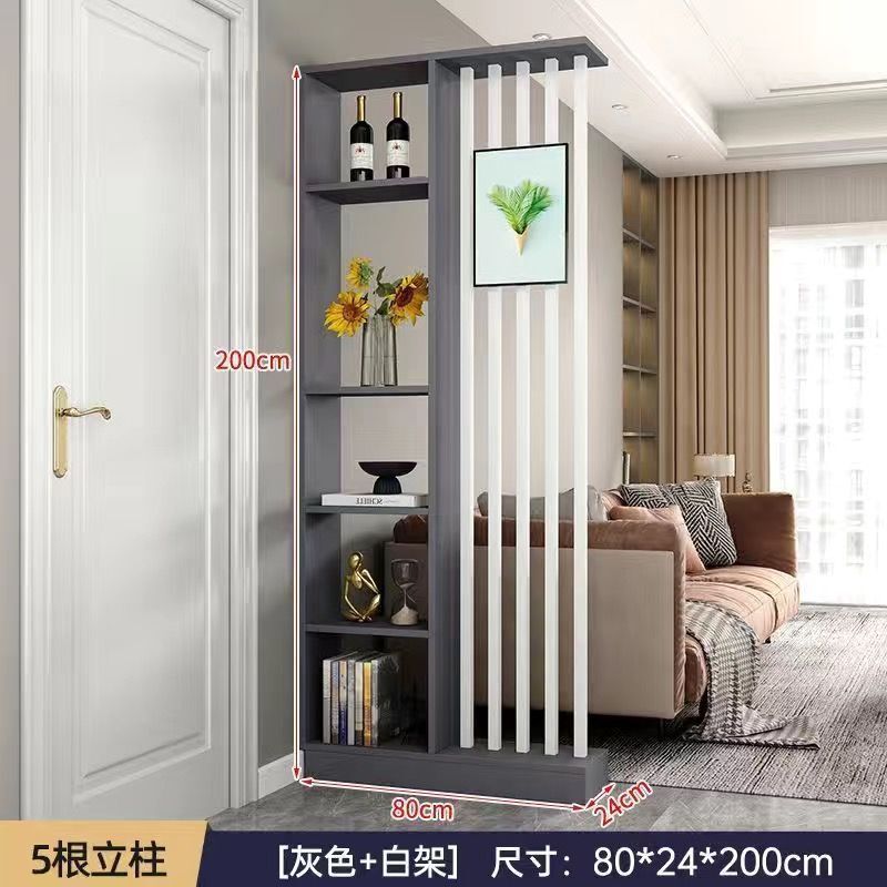 入户玄关多层置物架客厅隔断柜家用新中式屏风现代简约卧室储|undefined