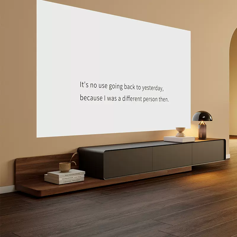 现代简约伸缩电视柜大小户型北欧客厅电视机柜茶几组合胡桃色地柜