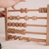 Nordic Children&#39;s Room background shot prop woodiness Beech Geometry shape children Puzzle Toys Abacus