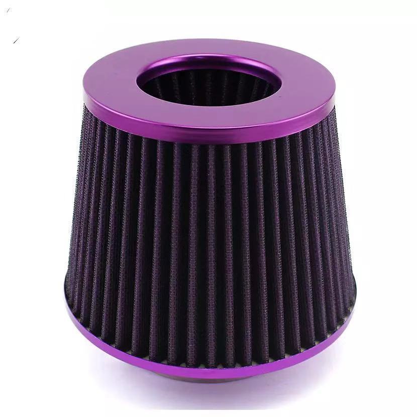 Car modified 76mm large flow air filter modified mushroom head filter winter mushroom head exhaust gas filter