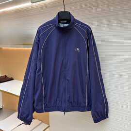BL家秋冬新款高品质时尚环印花反光速干运动风衣夹克外套男女同款