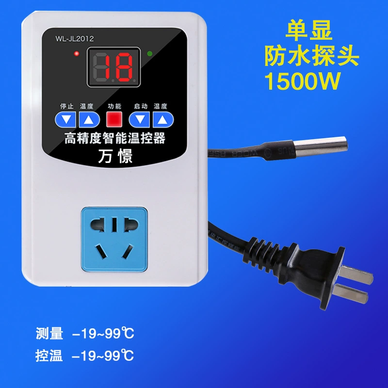 Цифр-дисплей Интеллектуальный термостат одиночный дисплей Регулируемый регулятор температуры котла Переключатель температуры розетки 220V