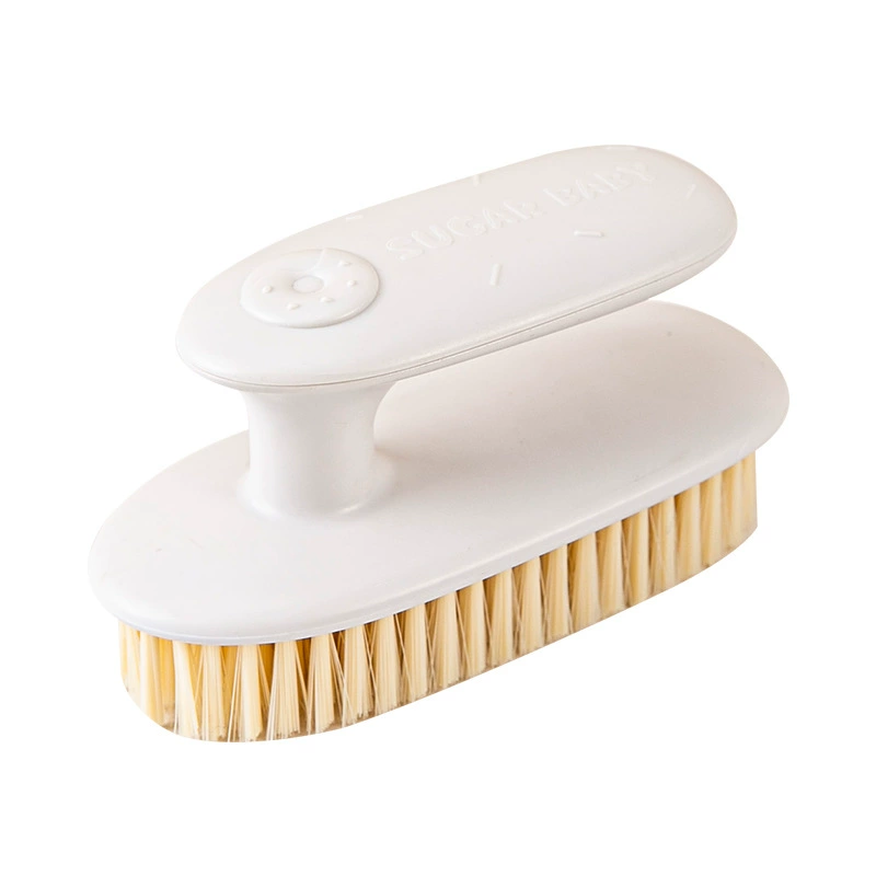 Soft harmless universal shoe brush for laundry