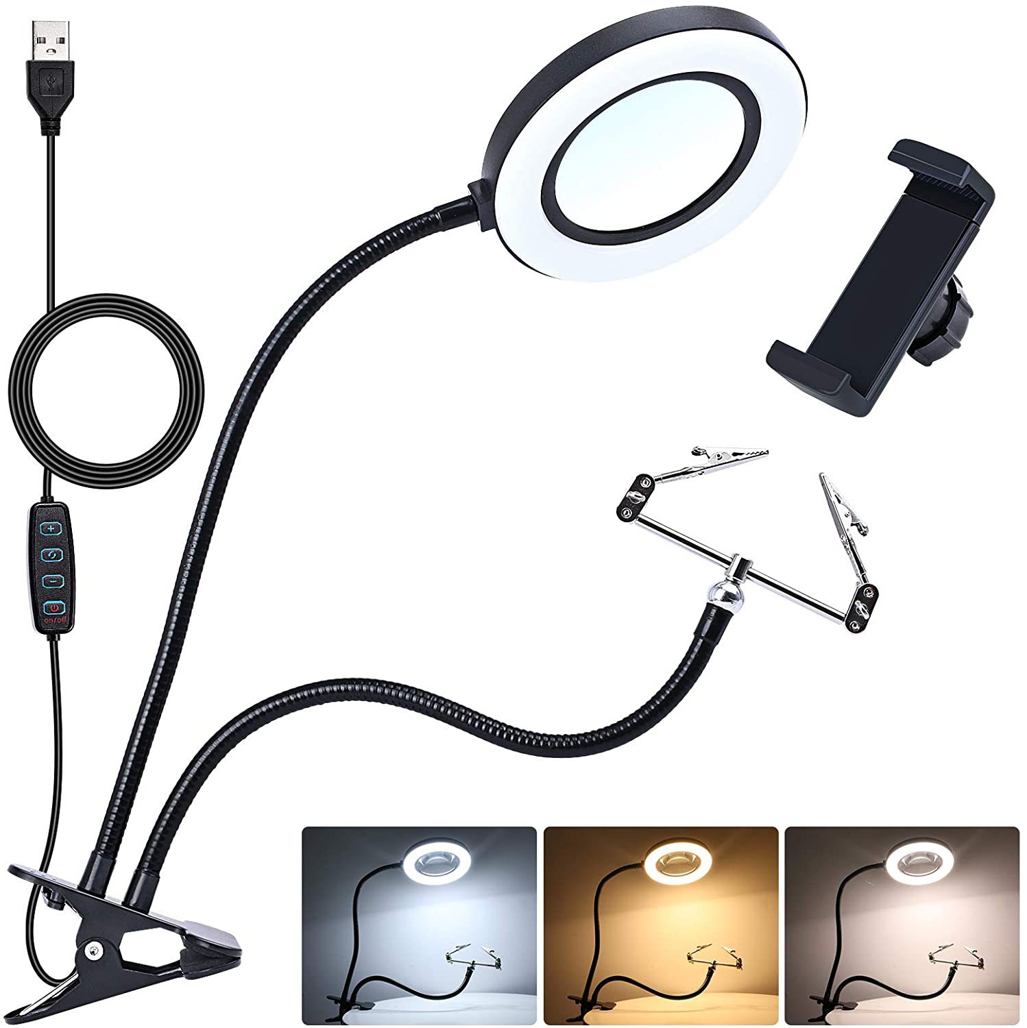 Regolight Desk Lamp Magnifier, Mobile Phone Magnifier, Mobile Phone Magnifier Processor