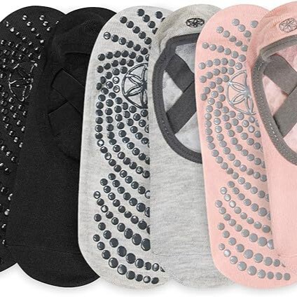 The Proofing Fee Can Be Refunded for Gaia's Grip-Enhancing Studio Yoga Socks That Provide Extra Grip for Standard or Hot Yoga