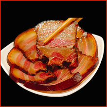 【五花腊肉厂家】湖北柴火烟熏五花腊肉肥瘦相间腊五花熏腊肉500G