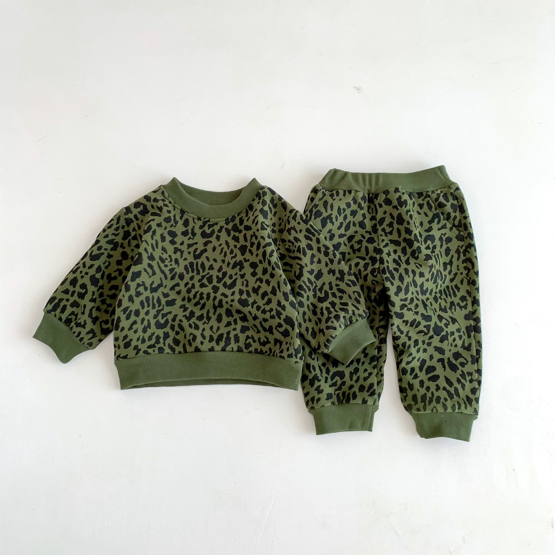 Streetwear Animal Leopard Cotton Boys Clothing Sets display picture 1