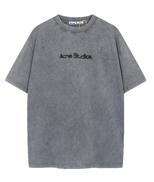 跨境专供高品质AC1996字母印花水洗做旧轻奢潮牌宽松男女情侣T恤|undefined