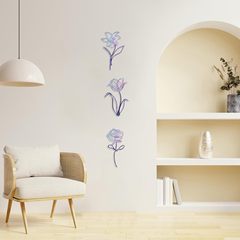 Amazon 人気のローズ壁掛けアイアンアートシンプルな壁装飾モダンなミニマリスト工芸品花 3 個卸売