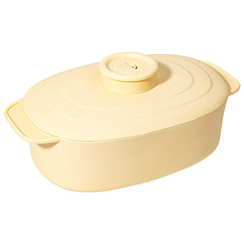 国境を越えた人気のキッチンシリコン電子レンジ専用蒸し器、炊飯器、加熱蒸し器、シリコン蒸し魚、焼き鶏プレート|undefined