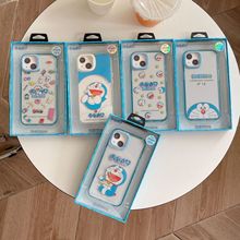 日系卡通哆啦A梦适用iphone16promax苹果15/14手机壳正版授权联名