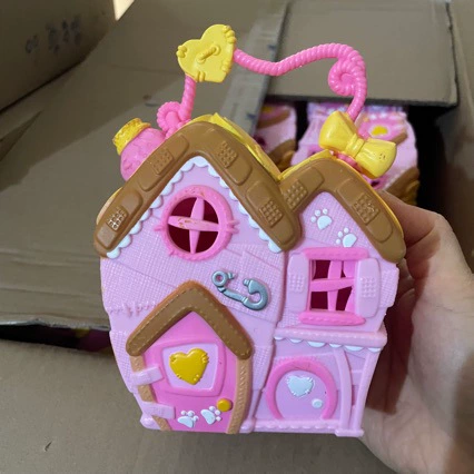 Lele House Игрушка для девочек Портативный дом Игрушечный домик