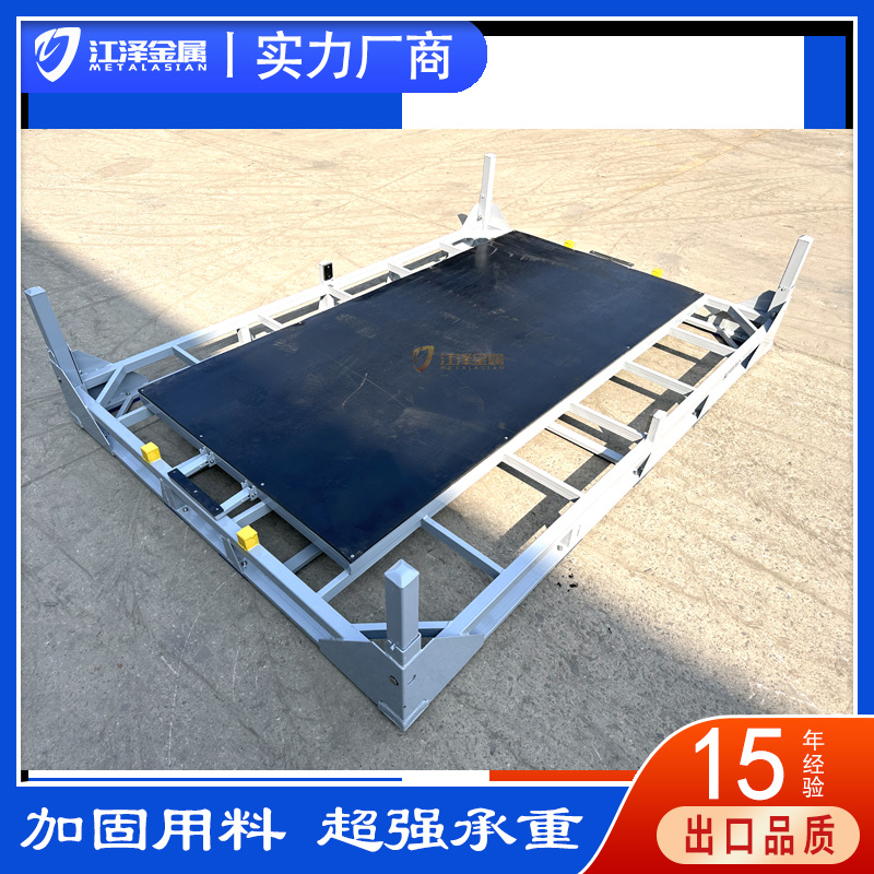 电池包料架定制  新能源托盘 光伏料架周转台车 搬运架工装堆垛