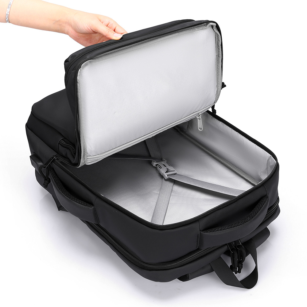 Neuer modischer Laptop-Rucksack für Schüler der Mittelstufe mit mehreren Fächern, 15 Zoll und 16 Zoll_voghion.com