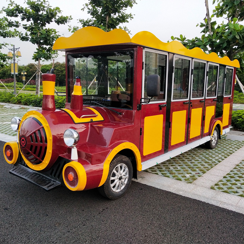 江苏观光车厂家直销14坐观光小火车电动旅游观光车新款游览车
