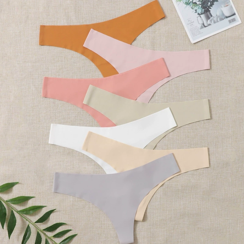 Бесшовное спортивное белье с эффектом "второй кожи", хлопковая вставка, дезодорант Kjun, сексуальные, антибактериальные, быстросохнущие женские стринги с чисто хлопковым влаговпитывающим слоем.