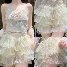 女装洛丽塔裙裤跨境热销 清新甜美短裙俏皮可爱蓬蓬公主裙SU3638