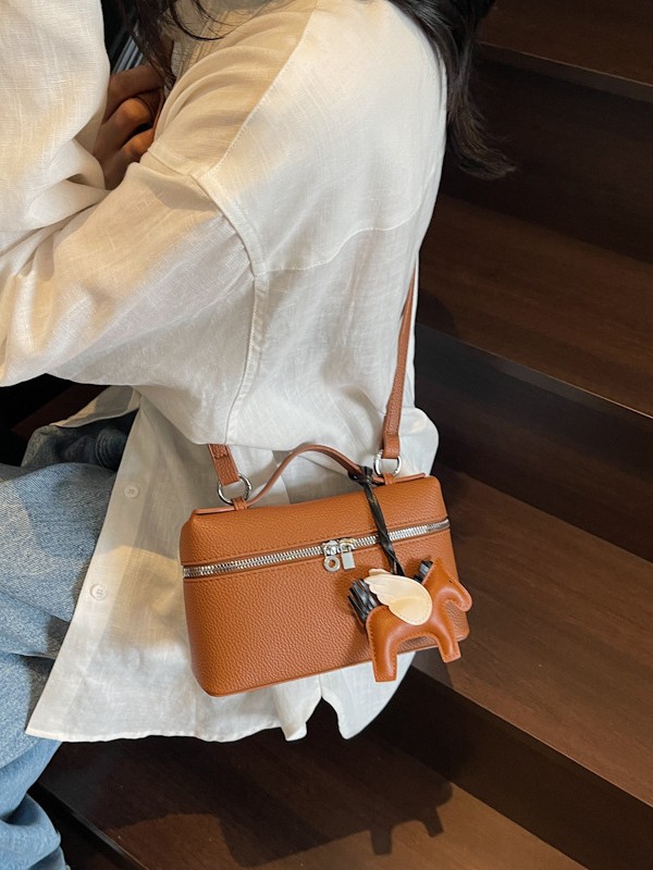 Coreana alta sensación bolso de mano pequeño bolso cuadrado para mujeres 2026 nueva moda estilo exterior ocio bolso de hombro