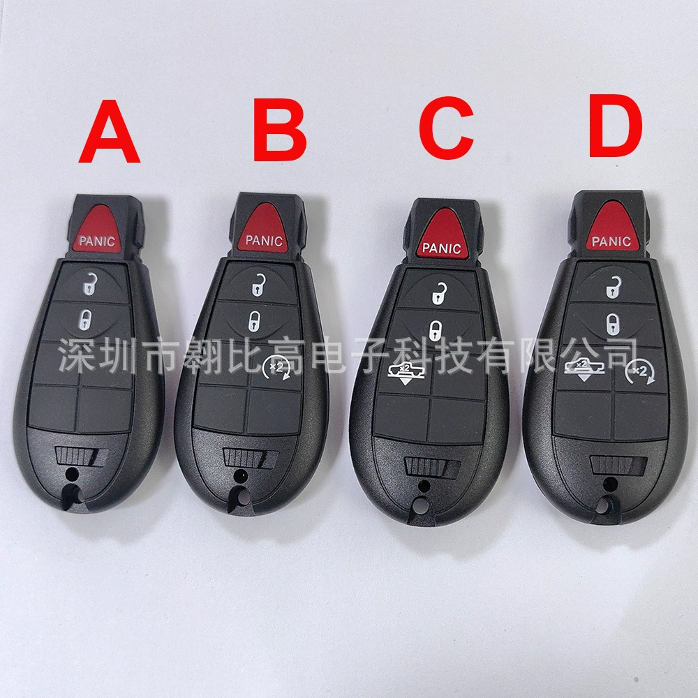 Подходит для Dodge RAM 1500 2500 3500 полуинтеллектуальный ключ-пульт дистанционного управления GQ4-53T