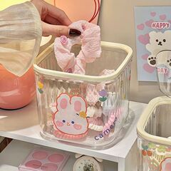 子供用ヘアアクセサリー収納ボックス、女の子用ヘアピン、ベビーヘアバンド、女の子用カチューシャ、ゴムバンドジュエリー、デスクトップジュエリー小箱