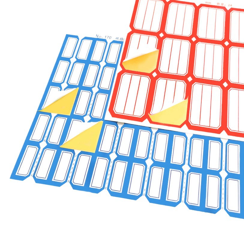 Заводская прямая этикетка, бумажные наклейки, самоклеящиеся классификационные наклейки, самоклеящиеся наклейки для устной бумаги, наклейки для рукописного ввода