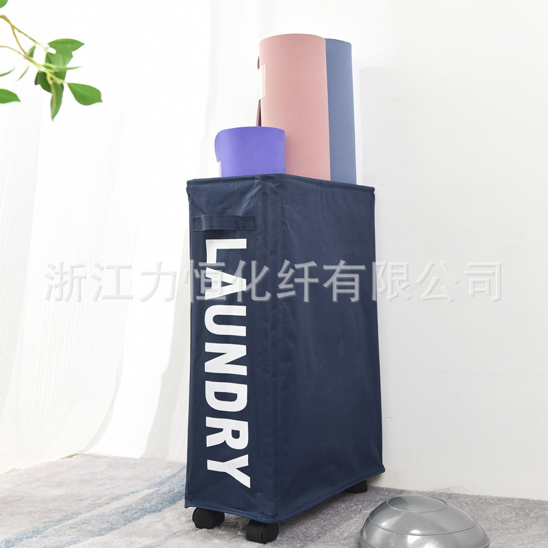 Cesta de lavandería de tela ropa de una sola rejilla caja de almacenamiento de artículos diversos bolsa de almacenamiento de malla suministros para el hogar cesta de lavandería