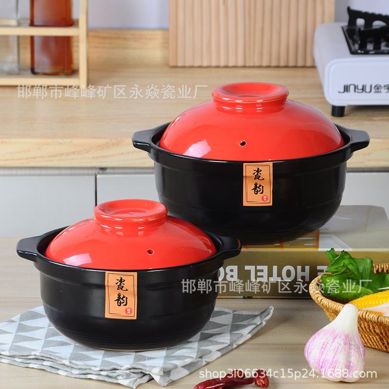 工場直販の創造的な新製品、カラフルな箱入りの赤い砂鍋、彩りを施した家庭用砂鍋、イベントギフトに最適、名入れ可能|undefined