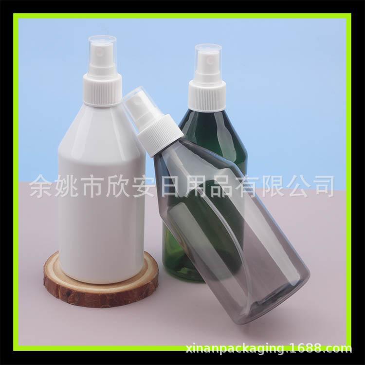 美妆小喷瓶300ml花露水喷雾分装瓶喷雾斜肩PET瓶300ML纯露小喷瓶