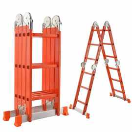 加厚铝合金梯子多功能折叠梯大关节多功能家用折叠梯便携登高梯