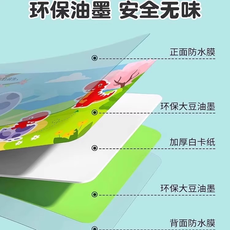 Rasgar y rasgar libros para bebés manos tranquilas rasgar libros para bebés 6 meses de educación temprana puede morder juguetes de un año 1 pegado velcro