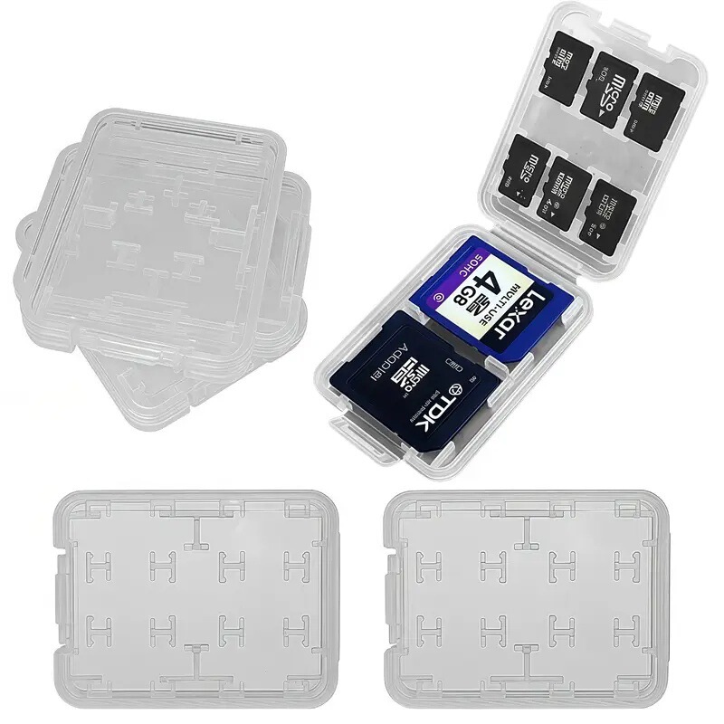 Sd Card Case Tf Sim Memory Card Storage Protection Box Lightweight Memory Card Case