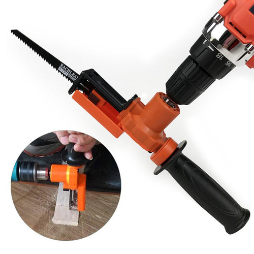 Electric drill modified electric saw electric reciprocating saw household saber saw electric drill modified curve saw woodworking cutting power tool