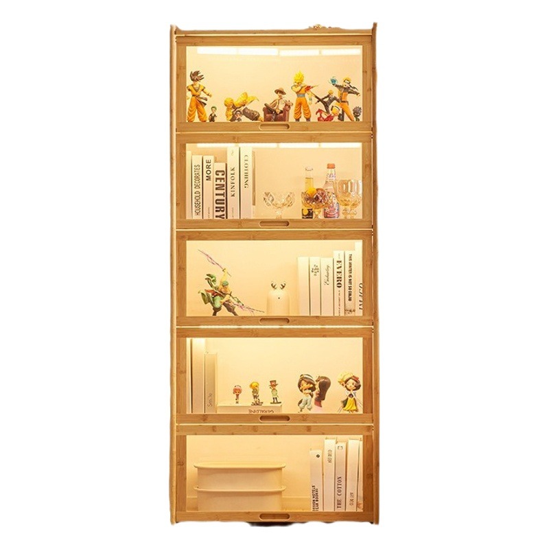 Lego gabinete de exhibición gabinete hecho a mano estante de exhibición gabinete de acrílico juguete anime modelo estante de almacenamiento transparente