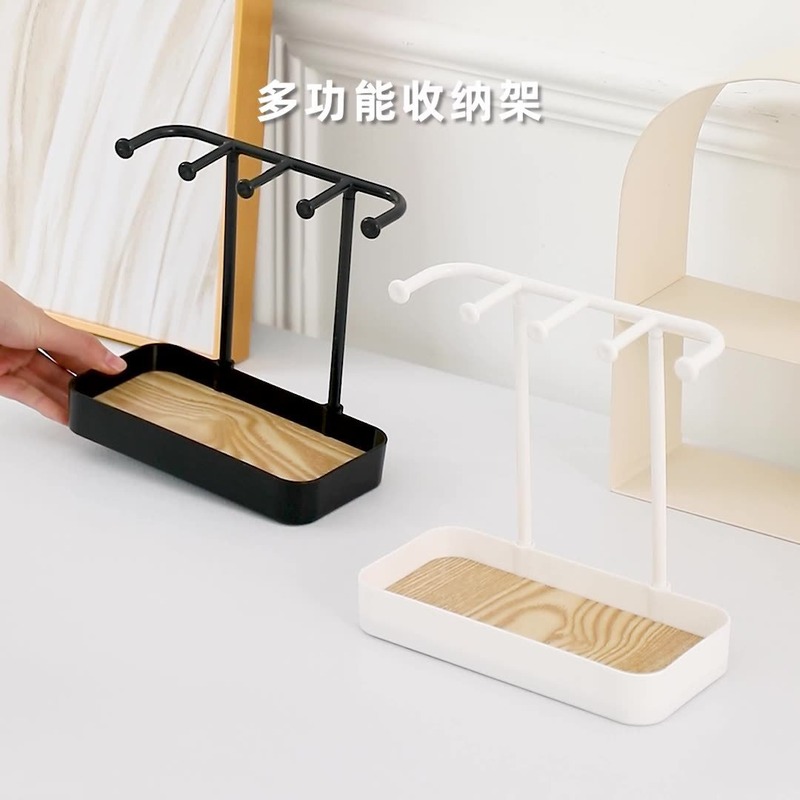 三層ジュエリー収納棚化粧品アクセサリー棚スキンケア用品アクセサリー箱デスクトップ引き出し箱アクセサリー箱|undefined