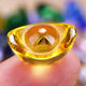 According to kilograms of colored glaze color ingot home decoration opening fortune matching gifts for Manza crystal ingot ornaments