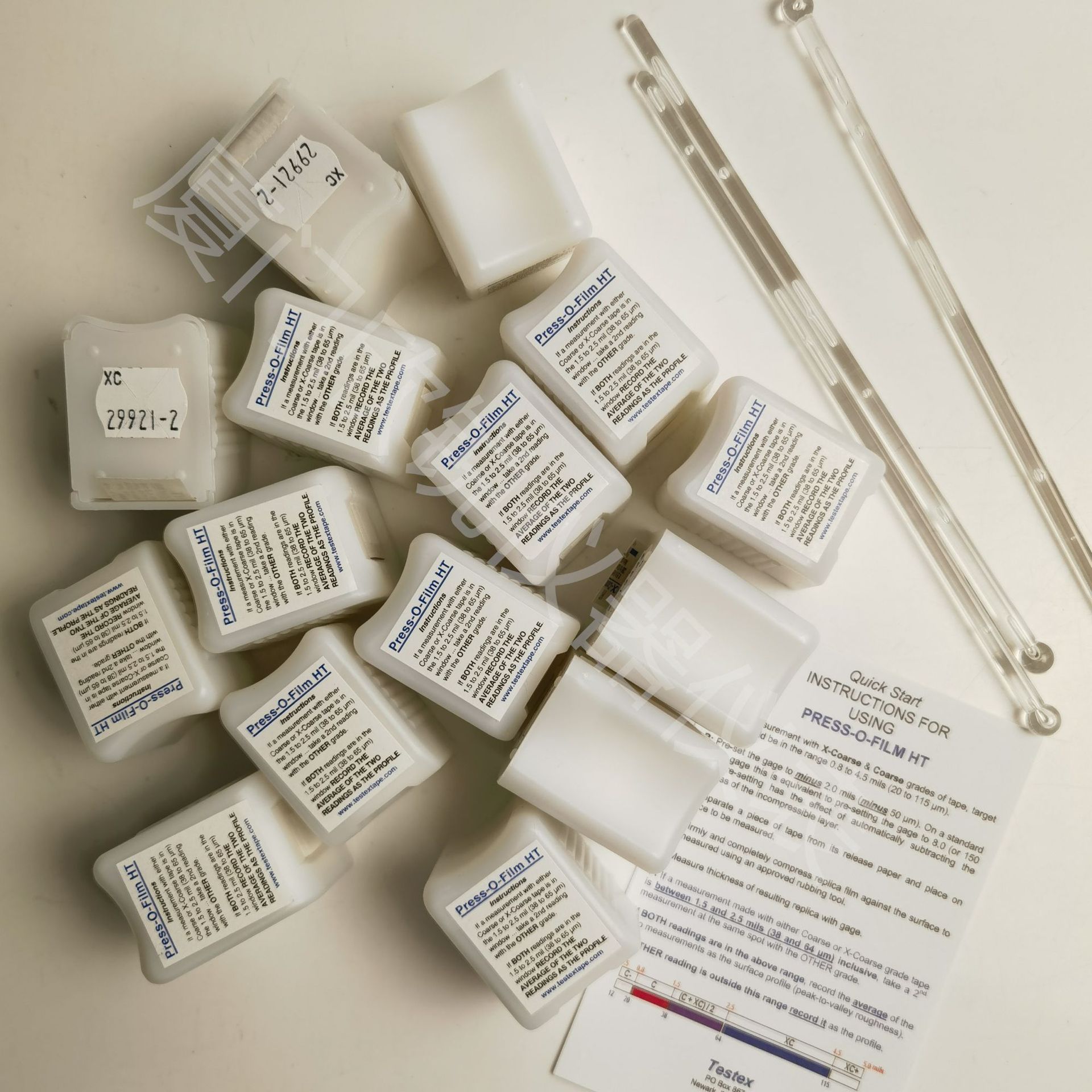 E122-C易高Elcometer粗糙度拓片纸X-coarse胶带38-115μm锚纹纸