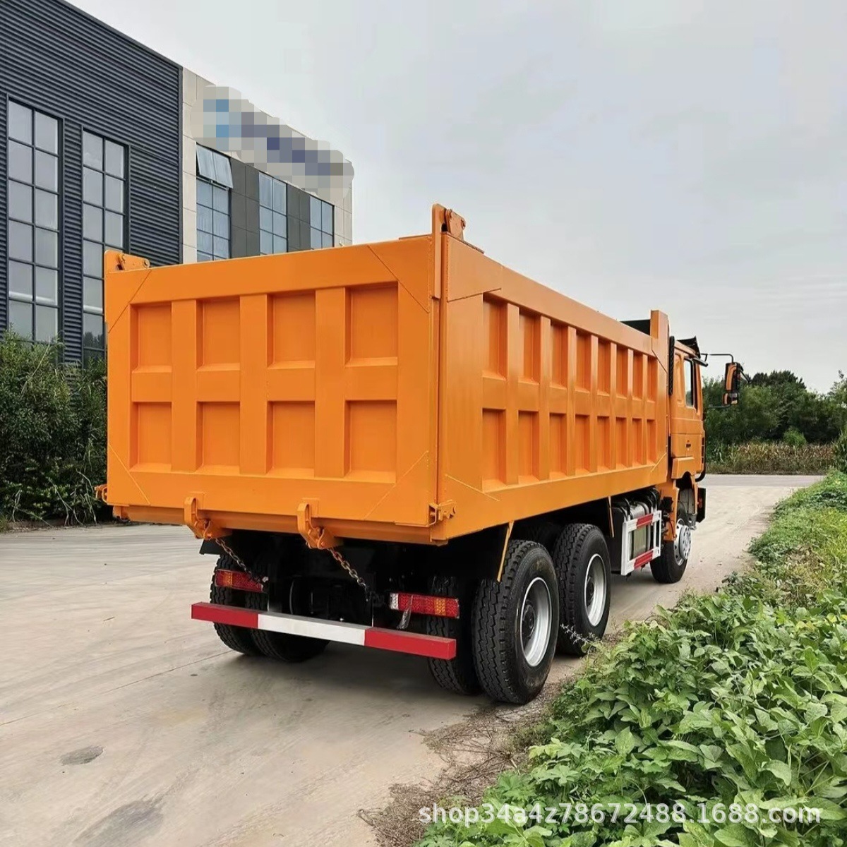 Shaanqi Delong F3000 rear-tipping dump truck cross-border supply 8×4 muck dump truck