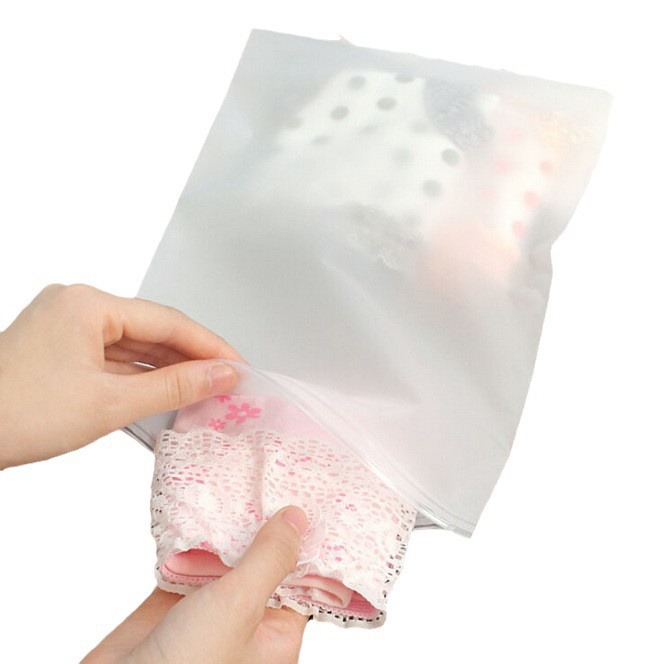 Bolsa de almacenamiento de ropa de viaje bolsa de organización bolsa de almacenamiento de ropa interior impermeable transparente coreana