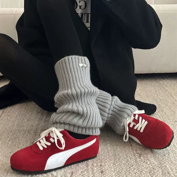 Полная кожаная женская обувь внутри и снаружи ретро немецкая обувь женская внутренняя обувь одна обувь кожаная повседневная спортивная обувь маленькая красная обувь зимой