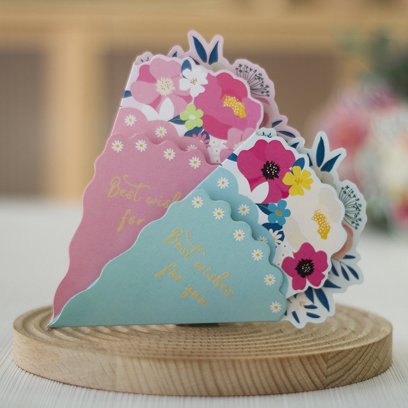 Mother's Day Stereo Bouquet Greeting Card Creative Thank You Blessing Card Birthday Gift Gift Card