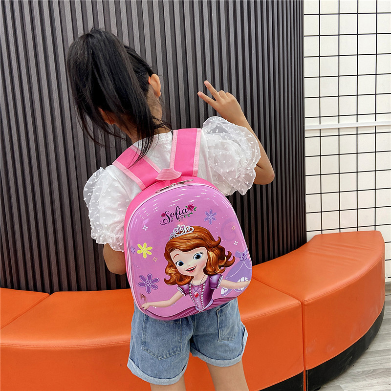 Mochila Escolar Infantil de Verano 2025, Nueva, de Carcasa Suave, con Dibujos Animados, para Niños y Niñas de Jardín de Infancia